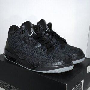 2011 Air Jordan 3 Retro Black FLIP 315767-001 Elephant Print US 11 Worn Once